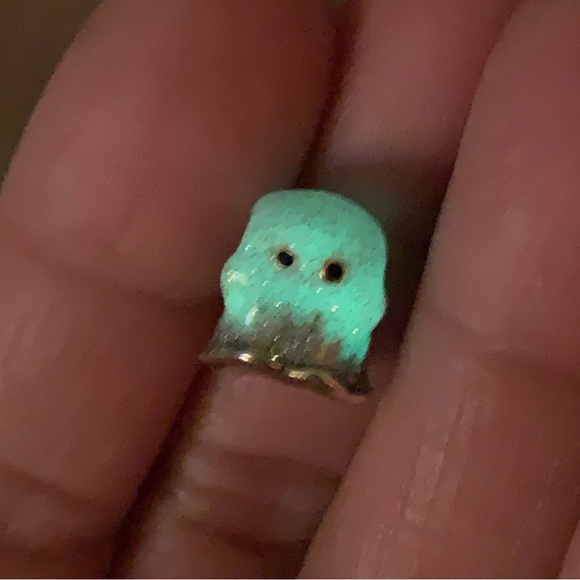 NWOT Glow-in-the-dark Boo Ghost Charm Sterling Silver 925 - Picture 8 of 10